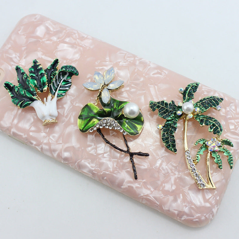 Wholesale Painted Lotus Alloy Decorations